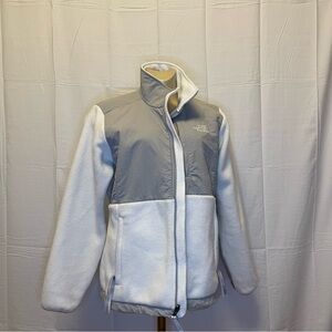 The North Face Women's Gray and White Jacket